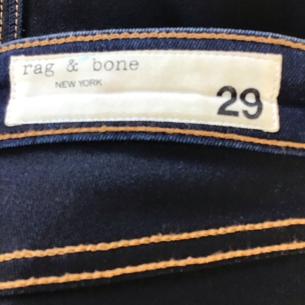 Rag & Bone Nina High Rise Skinny Bedford Denim Jeans - Picture 6 of 12